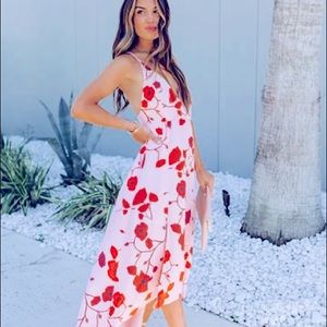 VILLA D’ESTE FLORAL HIGHLOW MAXI DRESS (Brand new)